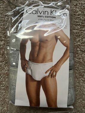 Calvin Klein grey 2 classic briefs